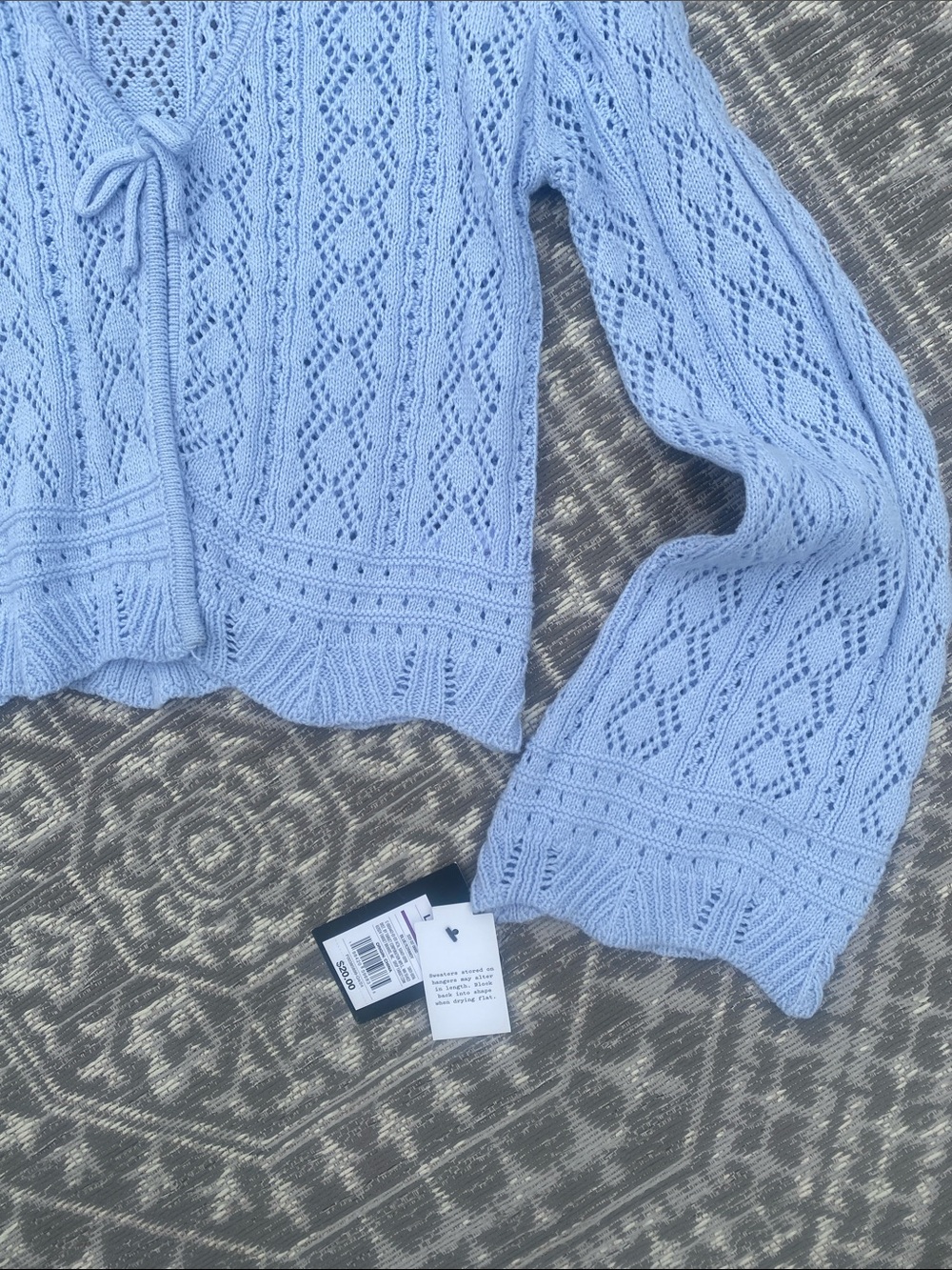 Art class crochet cardigan - Picture 3 of 4